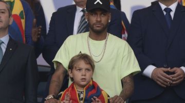 Neymar durante la final de la Copa América.