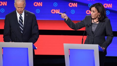Joe Biden fue el centro de los ataques entre los demás candidatos