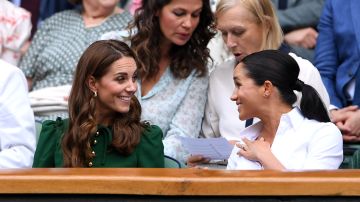 Kate Middleton y Meghan Markle en Wimbledon.