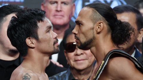 ‘Pacman’, llega con récord de 61-7-2, 39 nocauts, ante el invicto local Thurman que tiene una marca de 29-0, 22 por KO