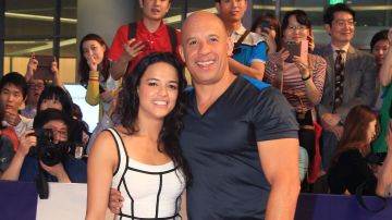 Vin Diesel y Michelle Rodríguez.