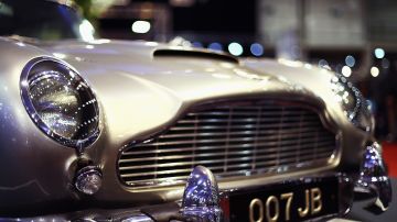 MAASTRICHT, NETHERLANDS - JANUARY 11:  A detailed view of the 1964 Aston Martin DB5 James Bond movie car during the 25th edition of InterClassics Maastricht held at MECC Halls on January 11, 2018 in Maastricht, Netherlands. Exhibitors and participants will be showing classic cars, engines, restoration equipment and supplies, new and used accessories, interiors, maintenance materials, literature, models, objects of art with the theme "classic race cars" plus club stands and museum representation.  (Photo by Dean Mouhtaropoulos/Getty Images)