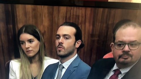 Pablo Lyle en la corte de Miami