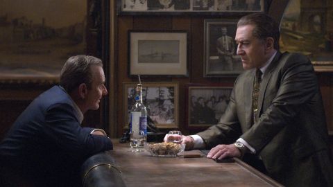 Pesci y De Niro en The Irishman.