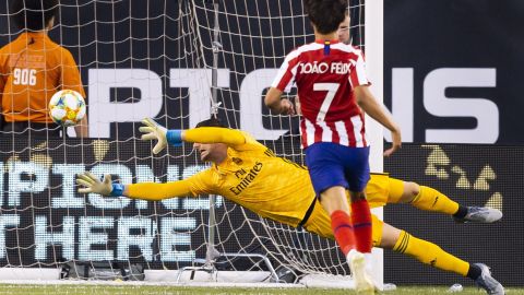 Joao Félix, la nueva estrella del Atlético de Madrid, ya sabe lo que es anotarle al Real Madrid.