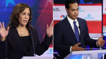 Kamala Harris avanzó en preferencias electorales tras debate demócrata, a diferencia de Julián Castro.