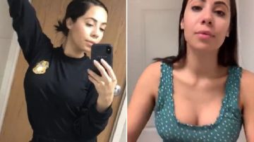 Kiara Cervantes logró volverse viral por su 'selfie' con el uniforme de CBP.