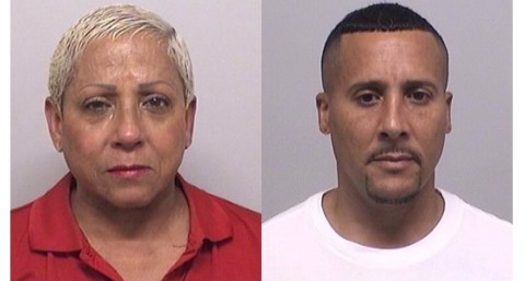 Mercedes Martínez y su hijo Héctor López