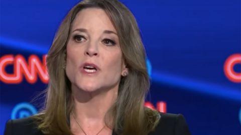 Marianne Williamson, candidata presidencial.