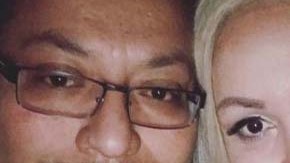 Ludwig Paz y su esposa, Arelis Peralta.