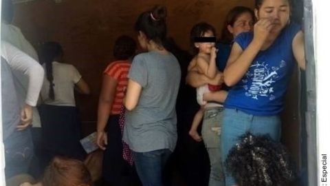 Entre los migrantes había menores de edad.