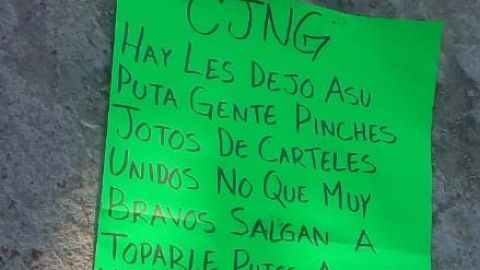 Los restos con narcomensajes fueron hallados en Silao y Acámbaro, en Guanajuato.