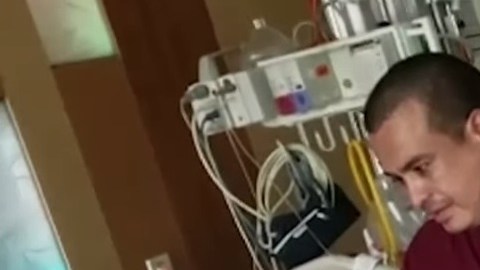 Los Gámez en el hospital de Queens