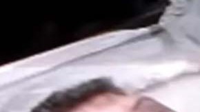 Sergio Gómez en su ataúd.