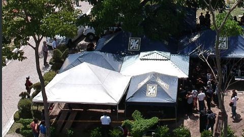 La actividad estuvo resguardada por miembros del Cuerpo de Agentes Metropolitanos y la Policía Nacional Civil (PNC).