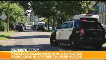 La policía en la escena, en Syracuse