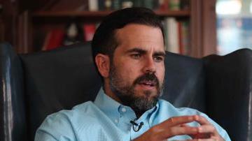 El gobernador de Puerto Rico, Ricardo Rosselló