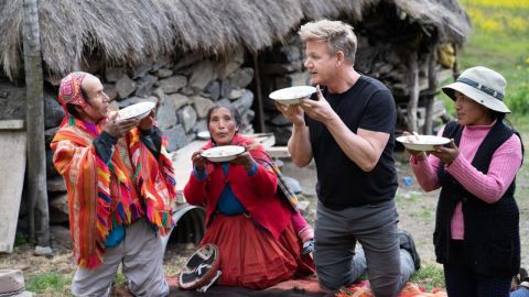 Gordon Ramsay en un episodio de Uncharted.