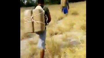 VIDEO: Así pasan por la frontera droga "las mulas" del Cártel del Golfo y Los Metros
