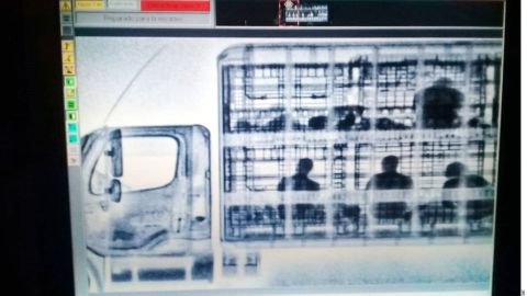Detectan a indocumentados con Rayos X.