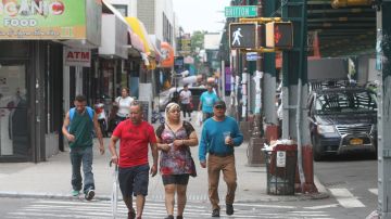 Inmigrantes en las calles de Nueva York.