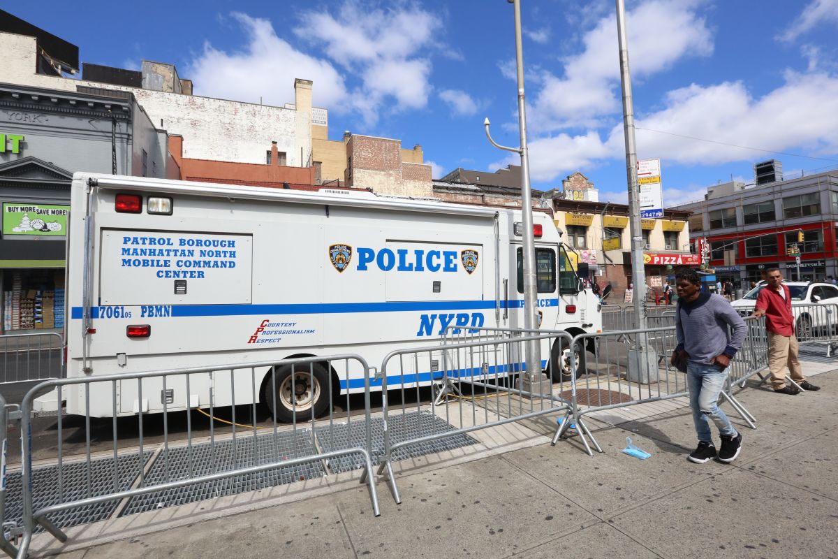 NYPD en Harlem.