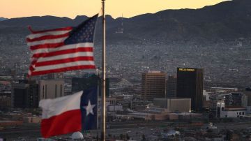 El Paso, Texas, es una de las principales ciudades en la frontera con México.