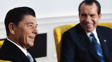 Reagan y Nixon tuvieron la conversación en octubre de 1971.