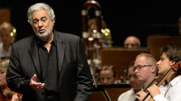 El famoso tenor y director de orquesta Plácido Domingo.