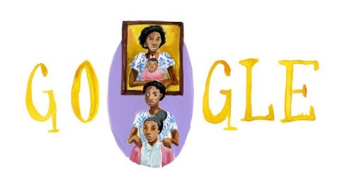 El doodle de Arantza Peña Popo es un homenaje a su madre, María.
