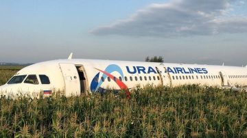 La tripulación del avión de Ural Airlines tuvo suerte de tener un campo de maíz cercano.
