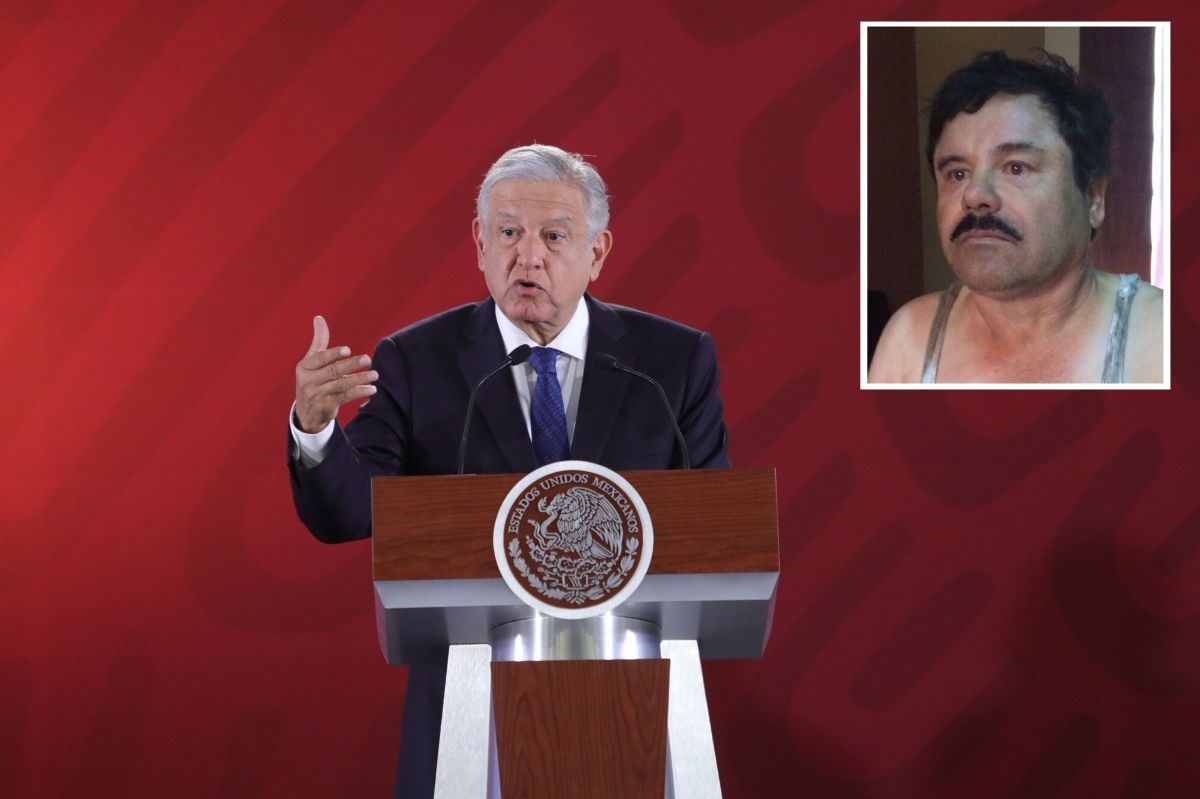 AMLO y "El Chapo".