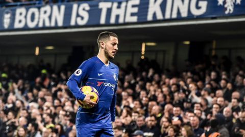 El belga Eden Hazard, jugador del Chelsea.