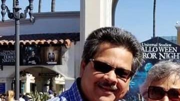 Foto de las víctimas que publicó Rick Shureih en FB. El joven asesinado y la pareja quien permaneció en cuidados intensivos.