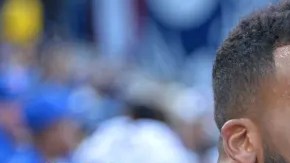 Aaron Donald, número 99 de Los Angeles Rams.