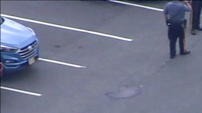 Policía en la escena