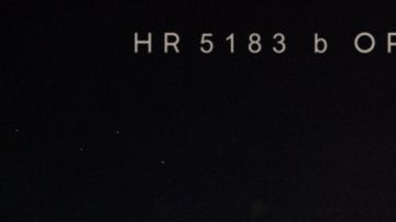 La ilustración compara la órbita excéntrica de HR 5183 b con las órbitas  de los planetas del sistema solar.