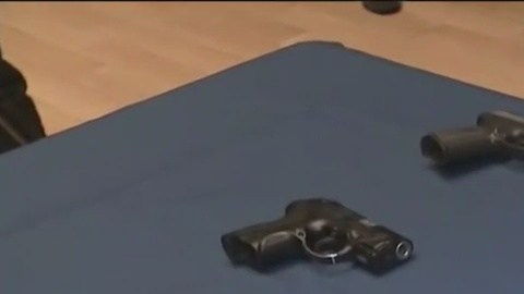 Parte de las armas incautadas