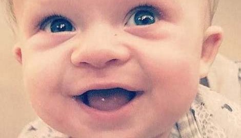 Gus tenía cinco meses.