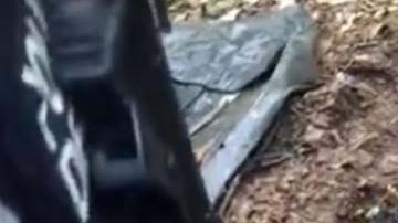 Efectivos de la Policía Nacional de Honduras ingresaron al escondite la semana pasada.