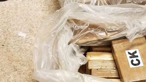 Los trabajadores reportaron el hallazgo de cocaína a la policía.