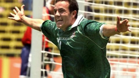Cuauhtémoc Blanco fue el mejor jugador del torneo y anotó el gol del triunfo ante Brasil.