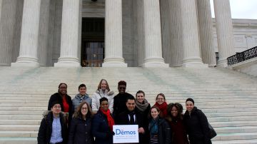 La organización Demos ha llevado su lucha a Washington.
