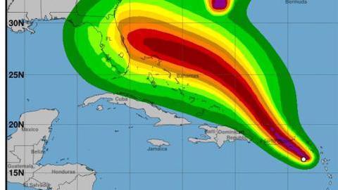 En algunas partes de Puerto Rico, se esperan hasta 10 pulgadas de agua.