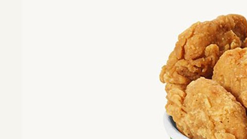 Así es el pollo vegano de KFC.