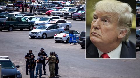 El presidente Trump busca reformas migratoria y de armas.
