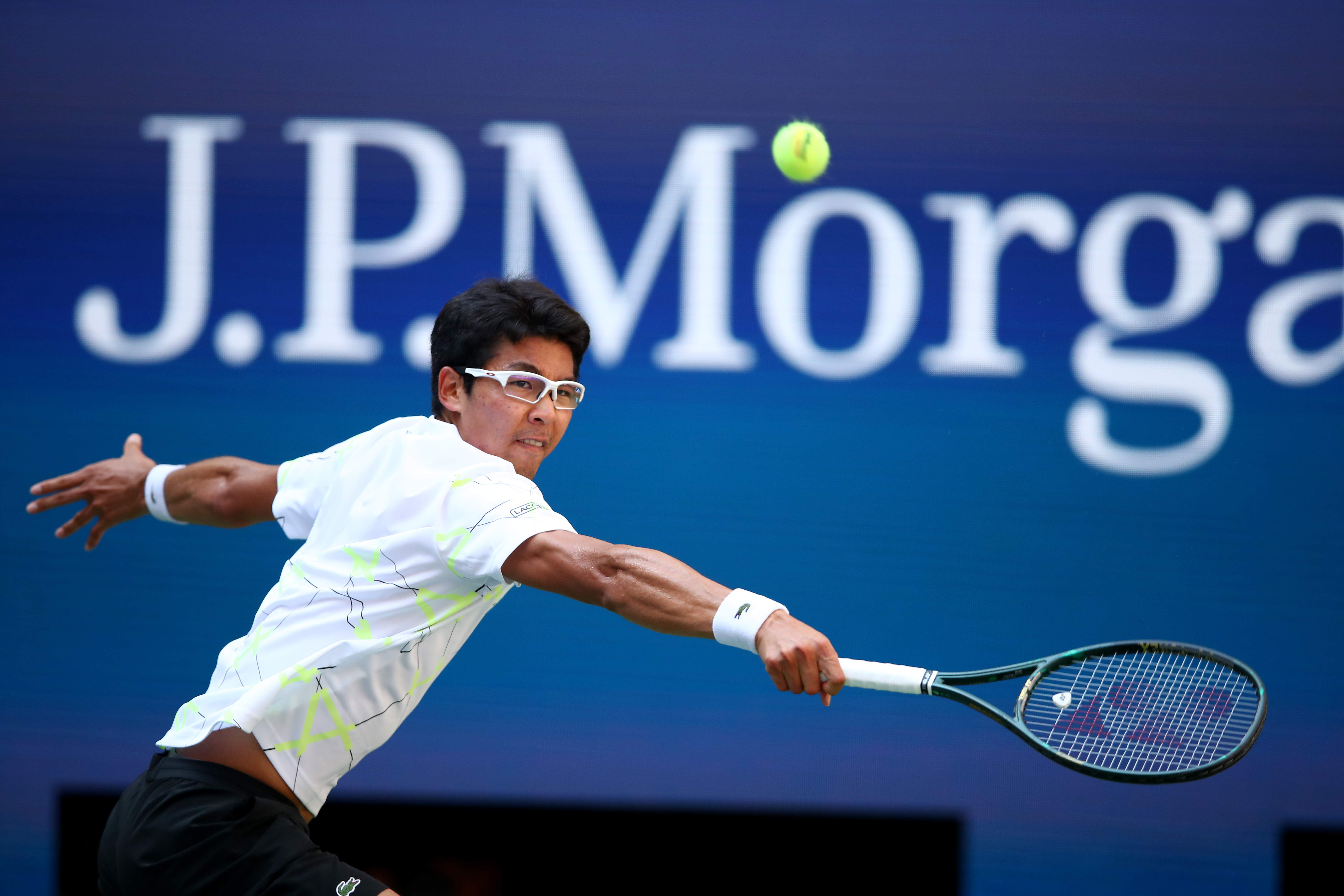 Chung durante el partido contra Nadal. / Foto: Clive Brunskill, Getty Images