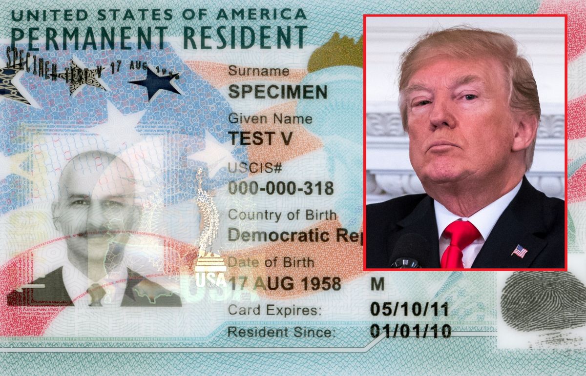 El presidente Trump ha complicado la obtención de la 'green card'.