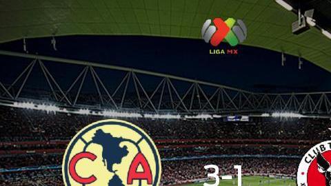 Victoria local de América: se escaparon los tres puntos para Tijuana en el Estadio Azteca