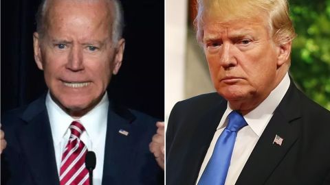 El exvicepresidente Biden criticó al presidente Trump.